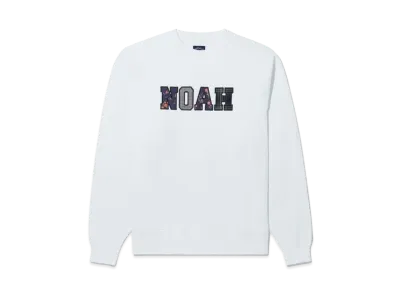 Noah Applique Logo Crewneck "White"