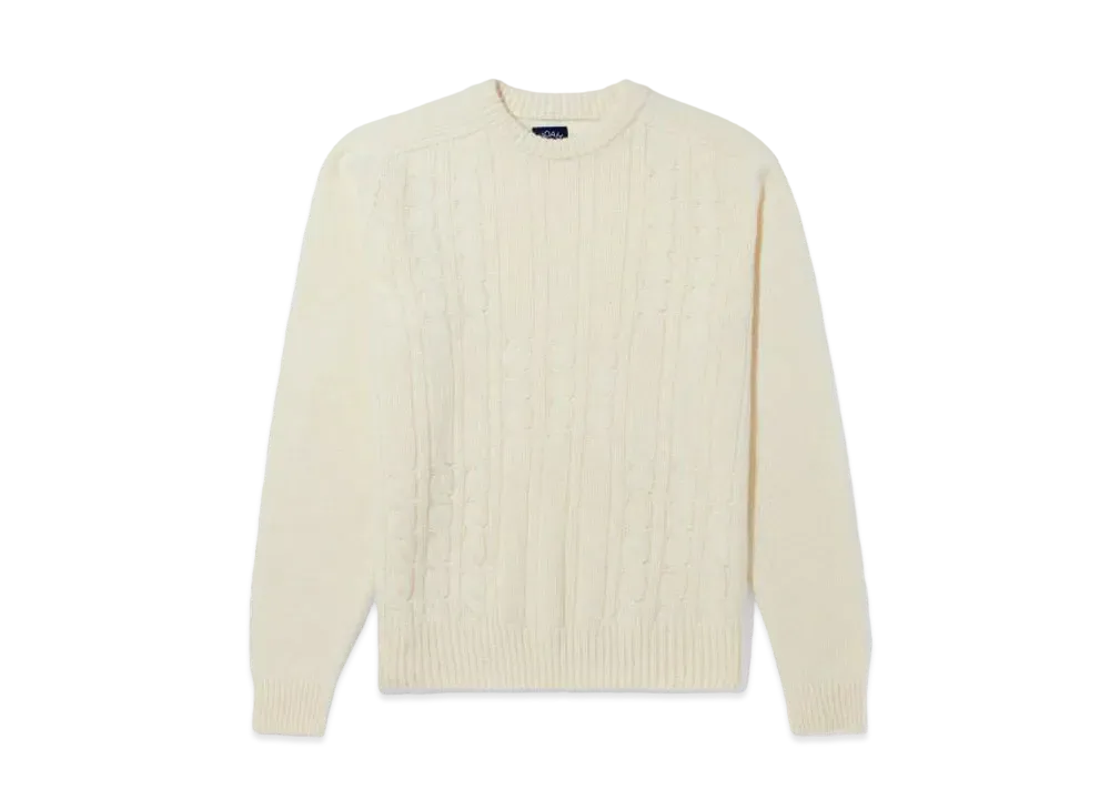 Noah Cable Knit Sweater "Natural"
