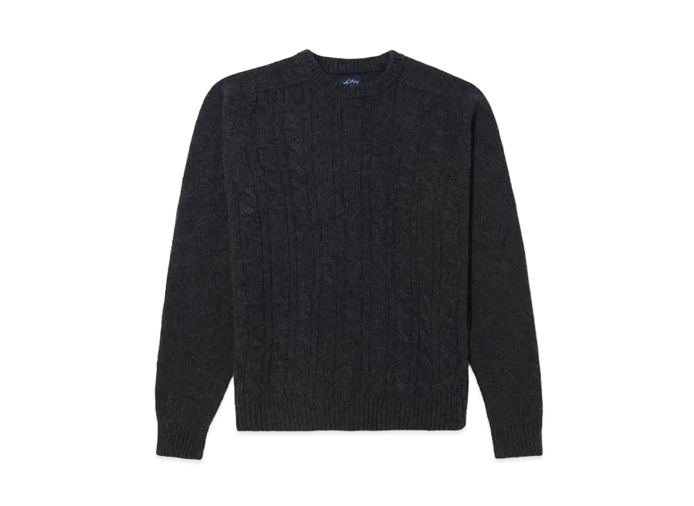 Noah Cable Knit Sweater "Black"