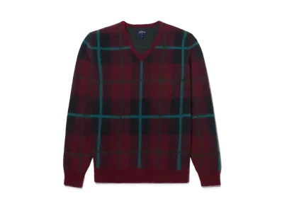 Noah Plaid Mohair Sweater "Multi"