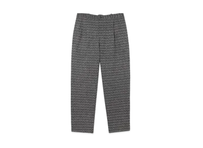 Noah Double Pleat Wool Trouser "Grey"