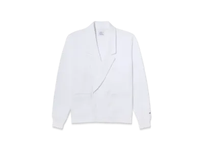 Noah Double-Breasted Rugby Cardigan "White"