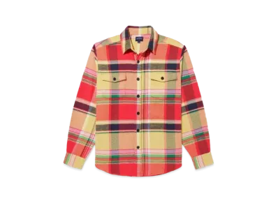 Noah Bright Plaid Heavyweight Flannel "Multi"