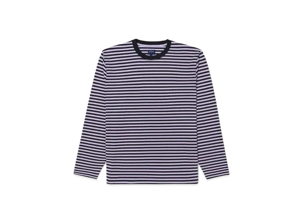 Noah Long Sleeve Striped Top "Purple"