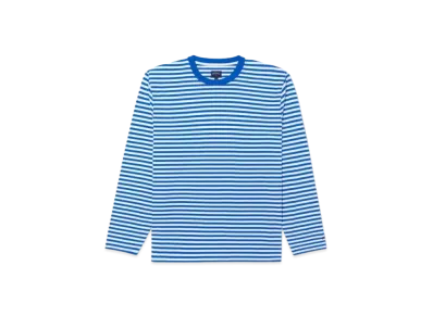 Noah Long Sleeve Striped Top "Blue"