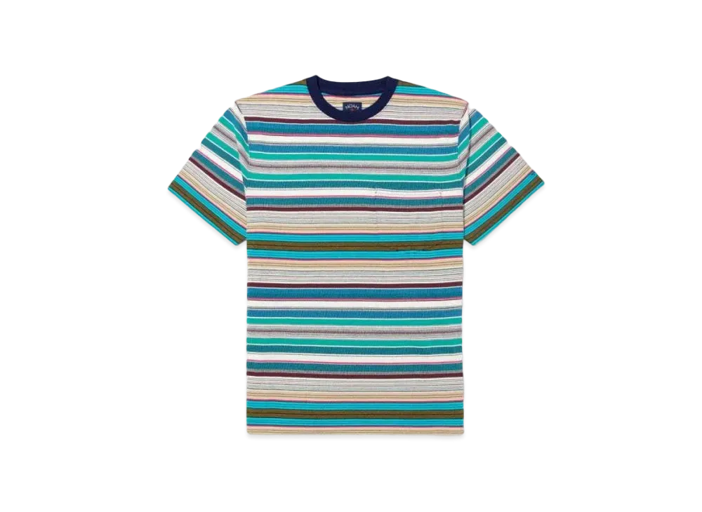 Noah Striped Pocket Tee "Blue"