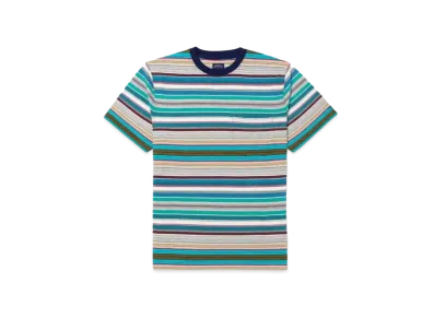 Noah Striped Pocket Tee "Blue"