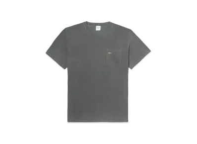 Noah Core Logo Pocket Tee "Charcoar"