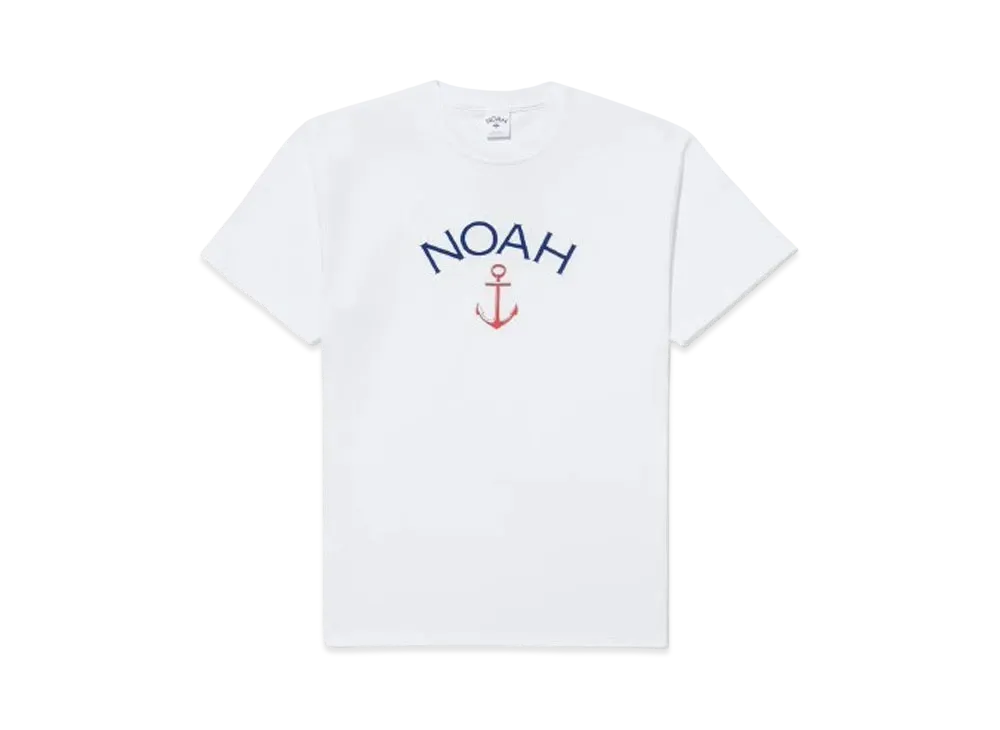 Noah Anchor Core Logo Tee "White"
