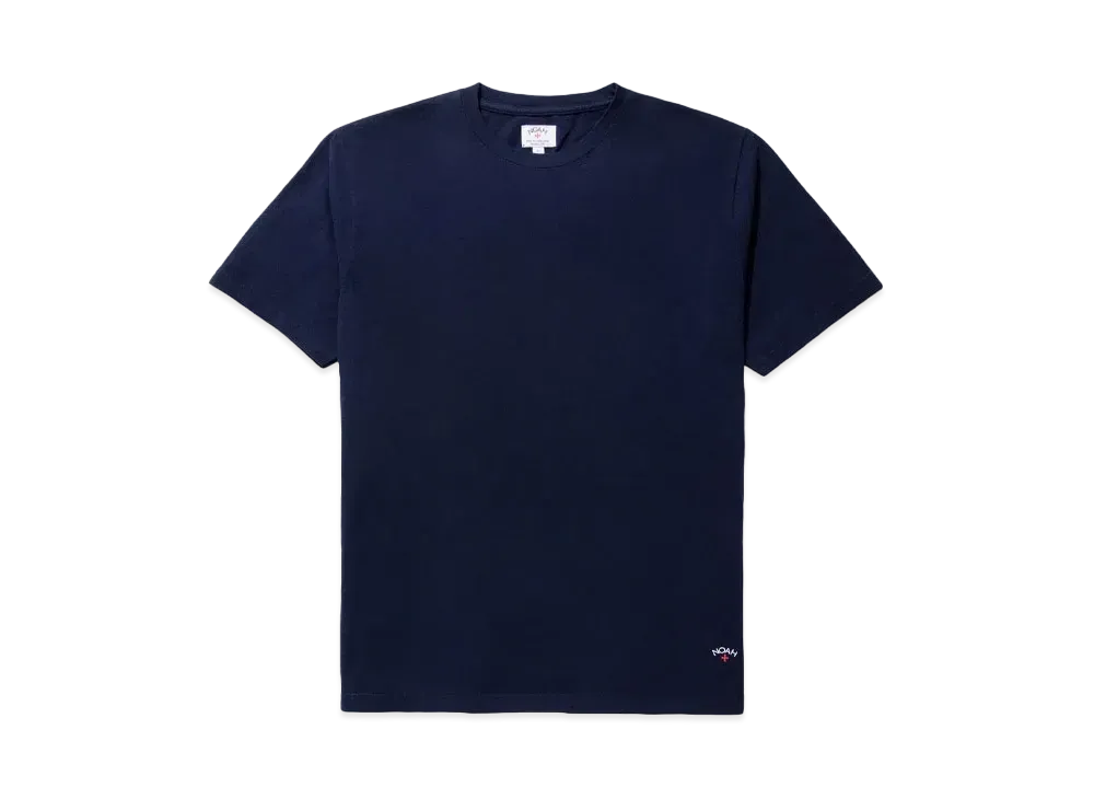 Noah Classic Recycled Cotton Tee "Navy"