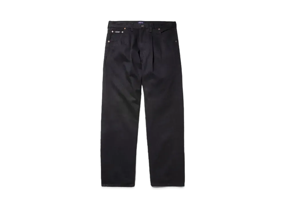 Noah Pleated Jeans "Black"