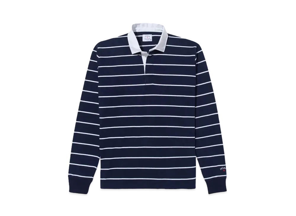 Noah Classic Rugby "White/Navy"