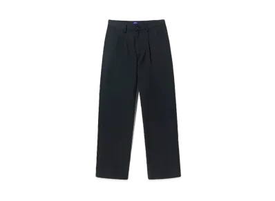 Noah Double-Pleat Cotton Pant "Black"
