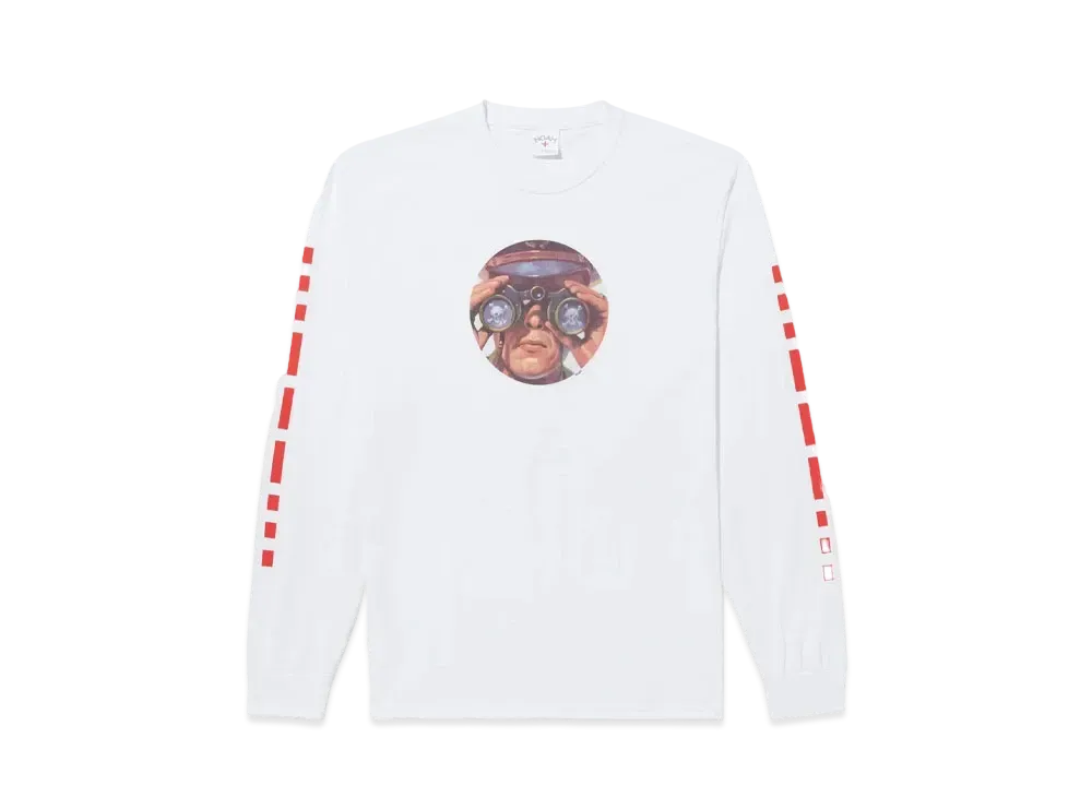 Noah SOS Long Sleeve Tee "White"