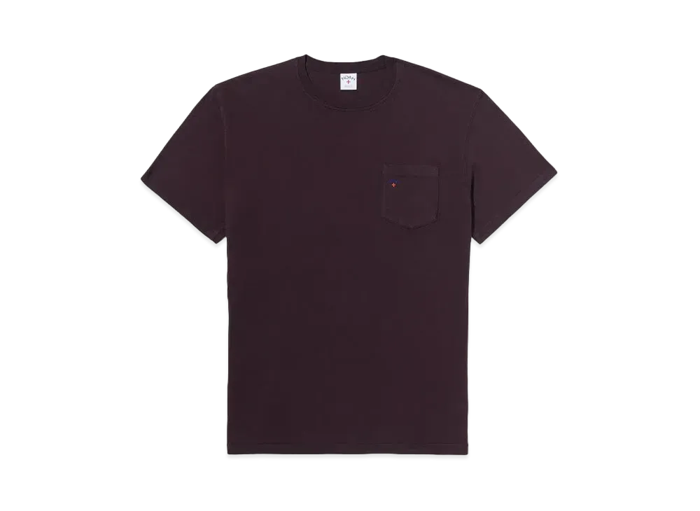 Noah Core Logo Pocket Tee "Burgundy"