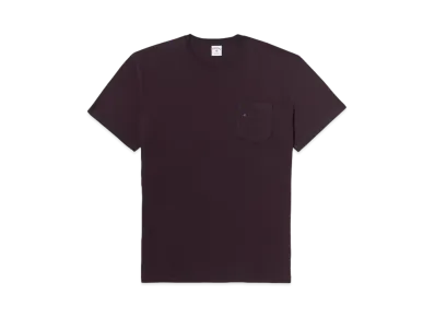 Noah Core Logo Pocket Tee "Burgundy"