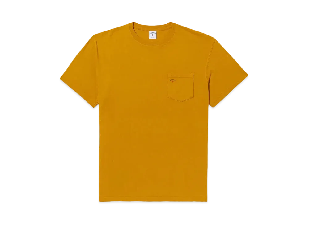 Noah Core Logo Pocket Tee "Gold"