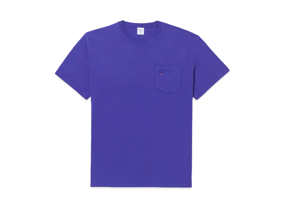 Noah Core Logo Pocket Tee "Cobalt"