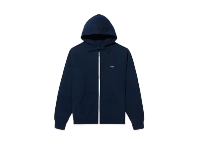 Noah Classic Lightweight Zip-Up Hoodie "Navy"