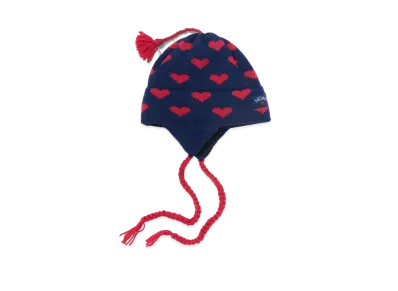 Noah Wool Heart Beanie "Navy"