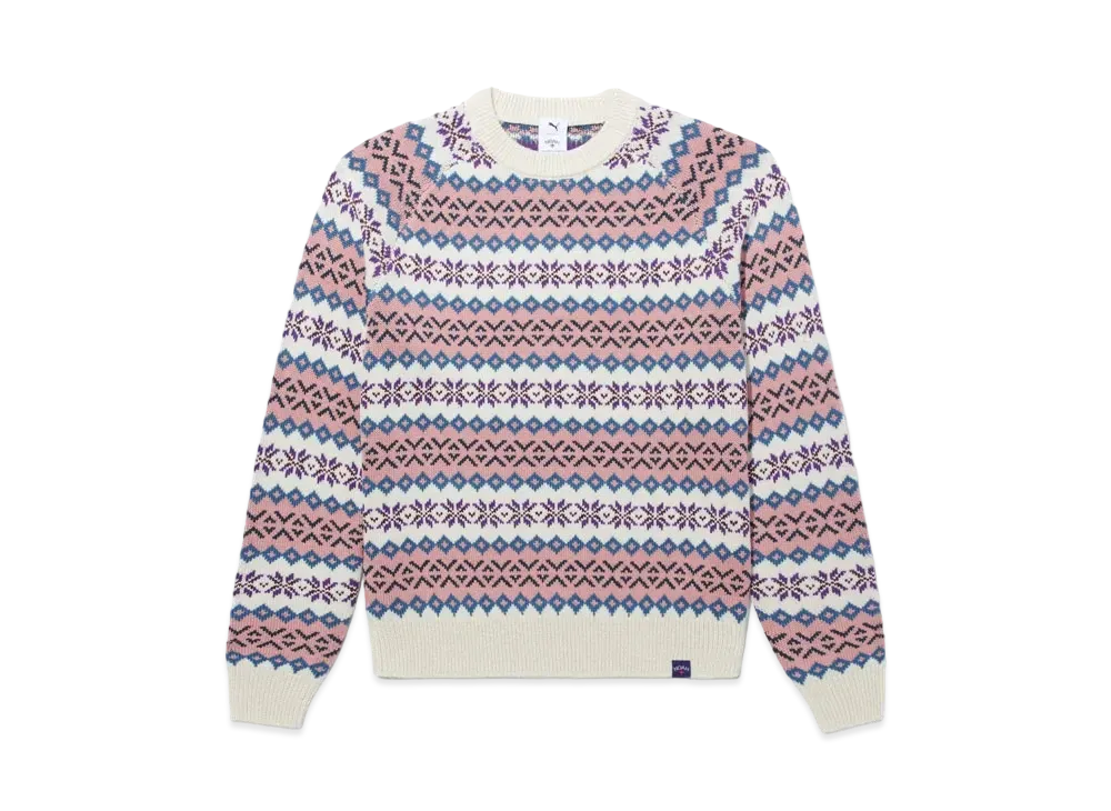 Noah x PUMA Fair Isle Sweater "Pastel"