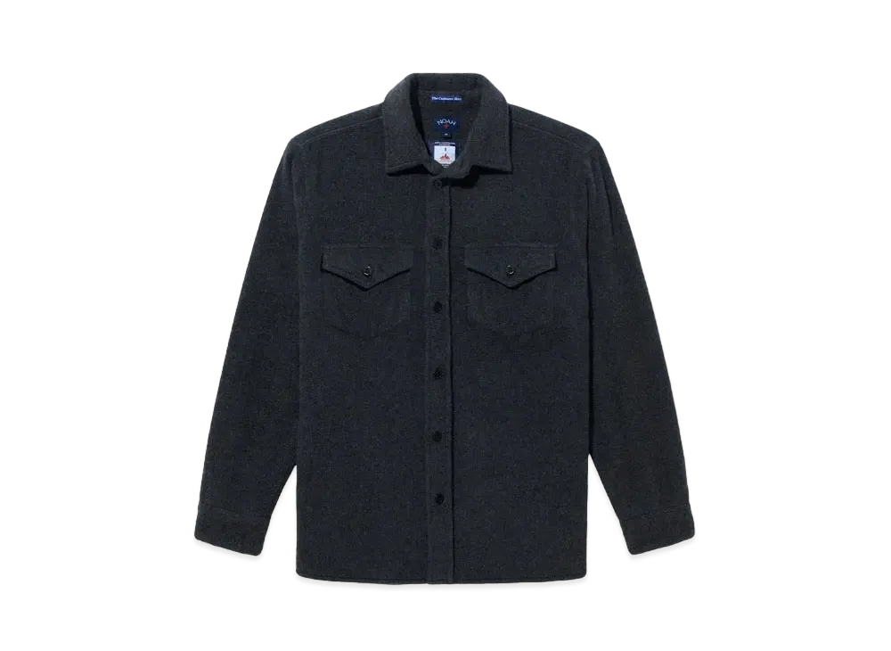 Noah Cashmere CPO Shirt "Charcoal"