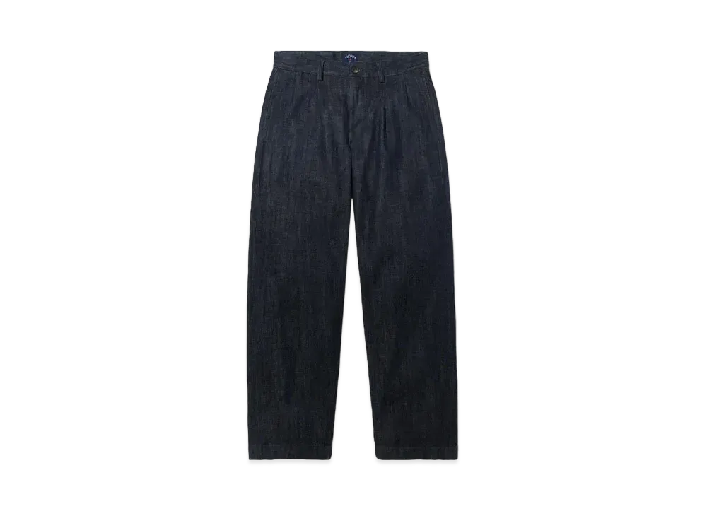 Noah Double-Pleated Denim Pant "Indigo"