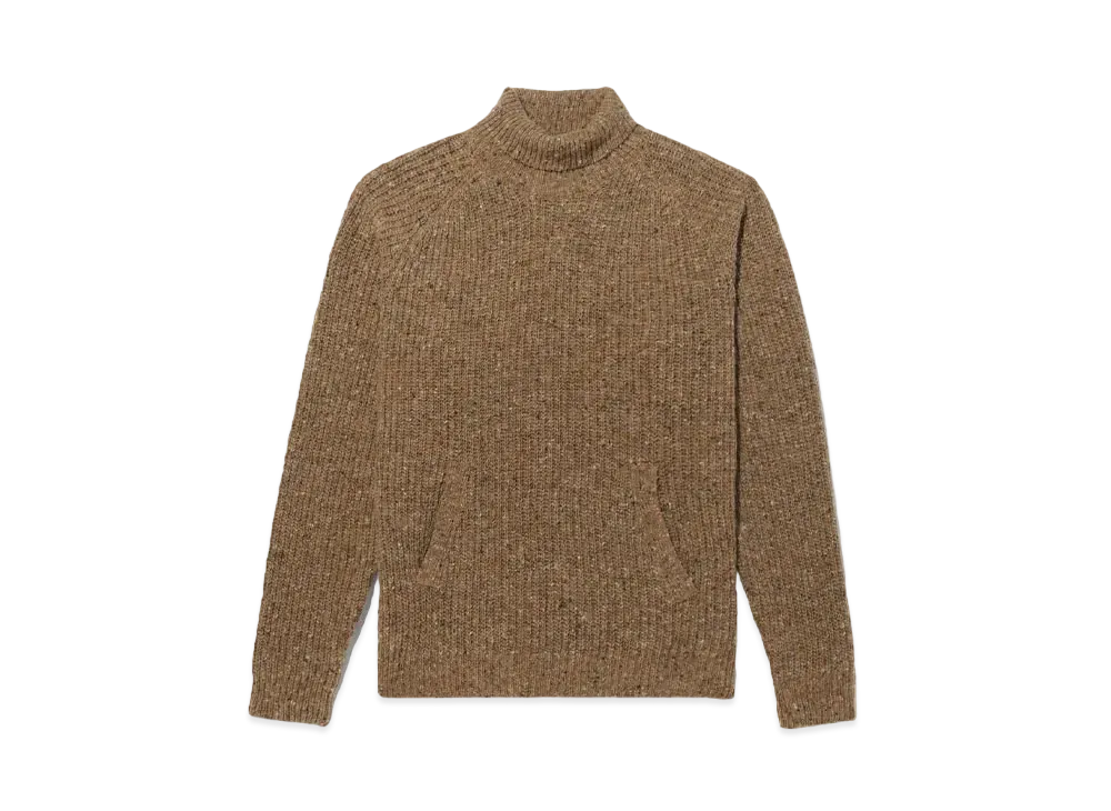 Noah Turleneck Donegal Sweater "Beige"