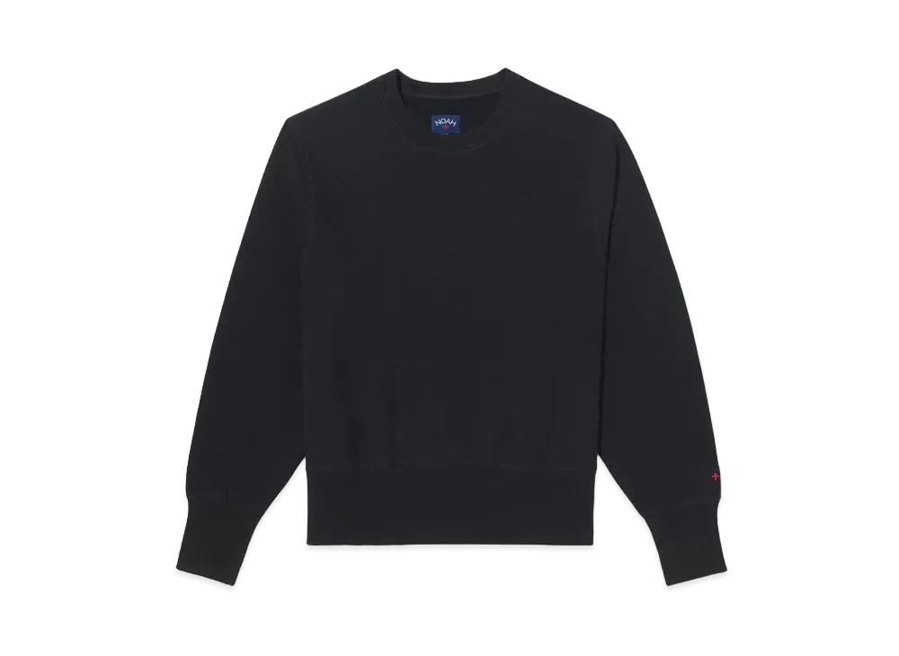 Noah High Rib Crewneck "Black"