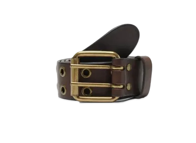 Noah Eyelet Belt "Dark Brown"