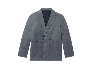 Noah Oversized Double-Breasted Sport Coat "Black/Grey"