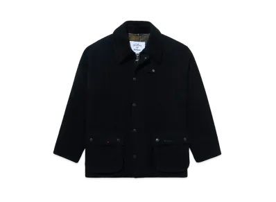 Noah x Barbour Wool Teddy Bedale Jacket "Black"