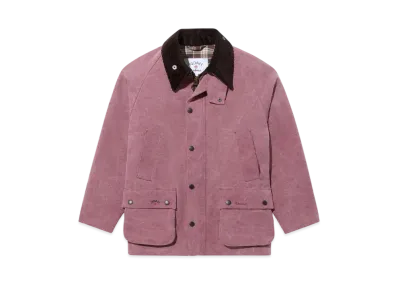 Noah x Barbour Cotton Bedale Jacket "Pomegranate"