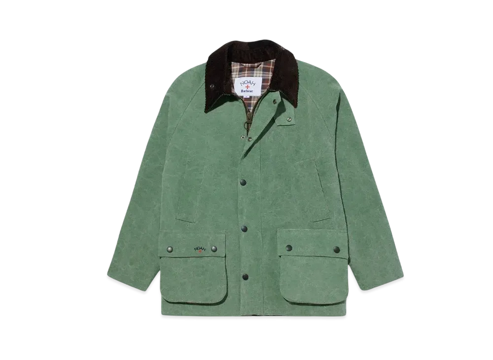 Noah x Barbour Cotton Bedale Jacket "Green"