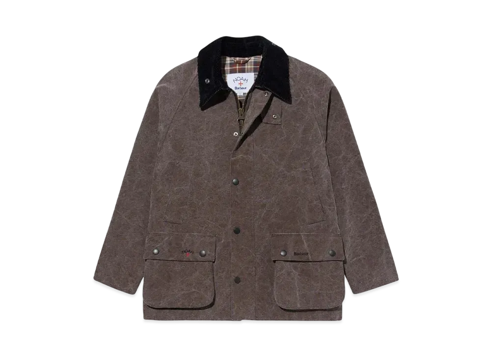 Noah x Barbour Cotton Bedale Jacket "Black"