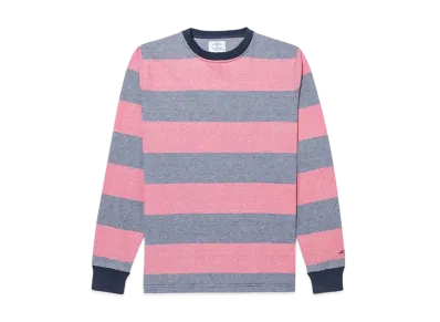Noah Tiger Hoop Stripe Practice Top "White/Navy/Red"