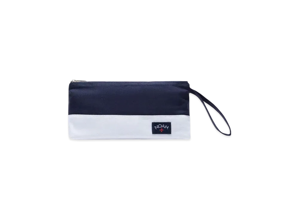 Noah Two-Tone Canvas Travel Bag "Navy"