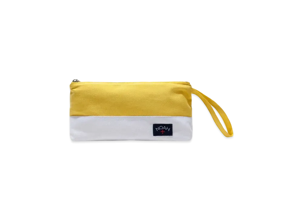 Noah Two-Tone Canvas Travel Bag "Yellow"