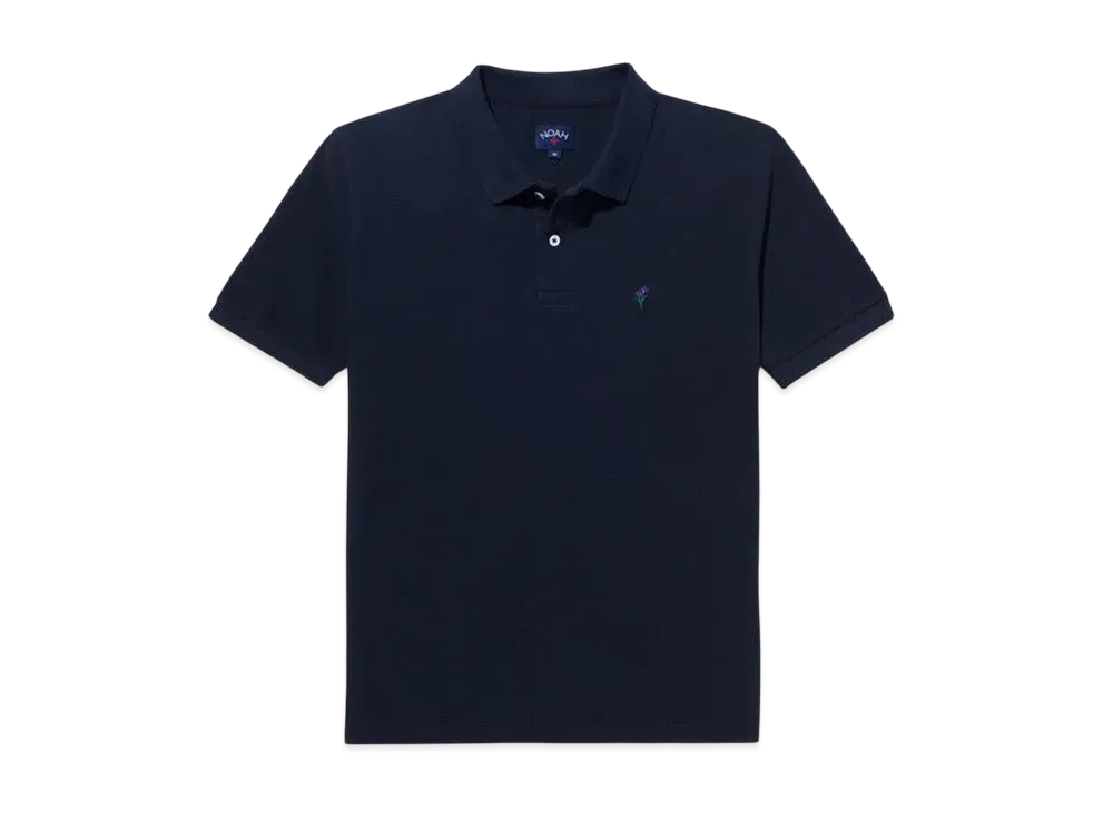Noah Pique Polo "Navy"