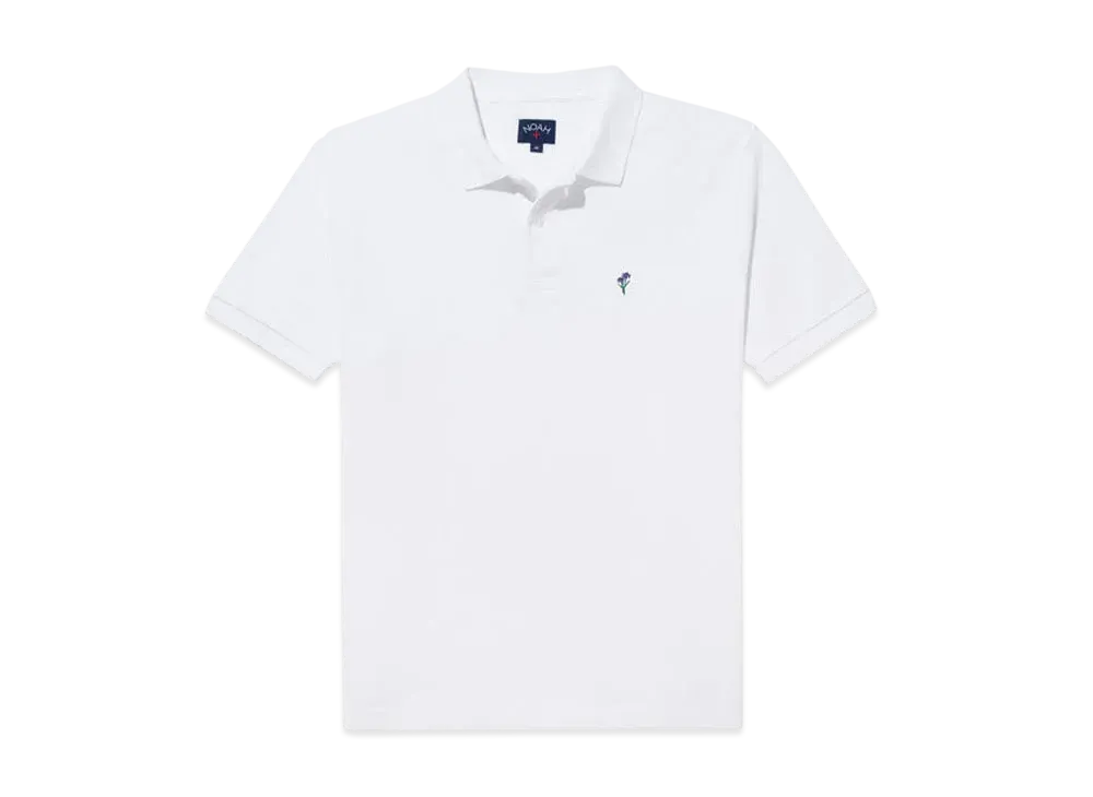 Noah Pique Polo "White"
