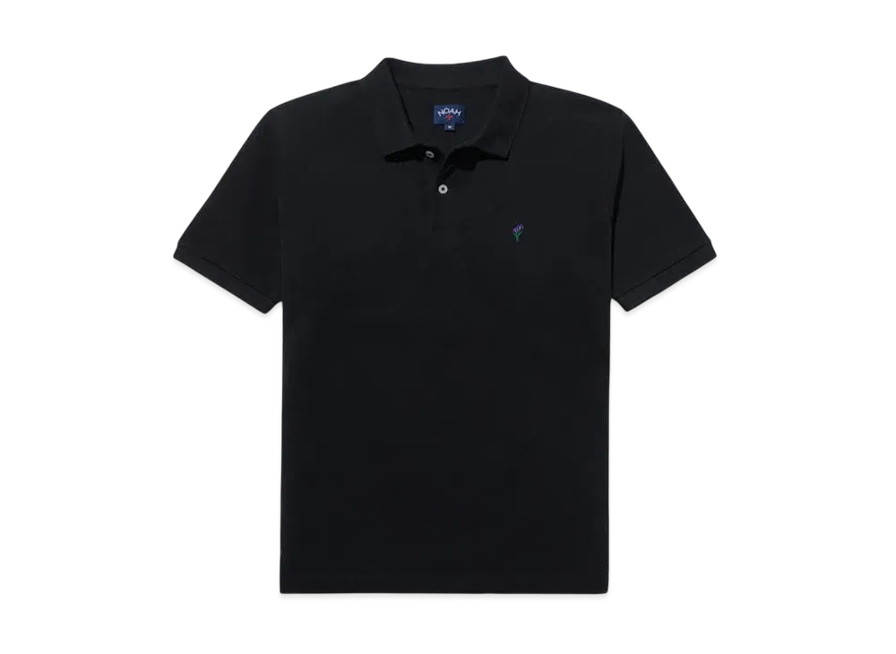 Noah Pique Polo "Black"