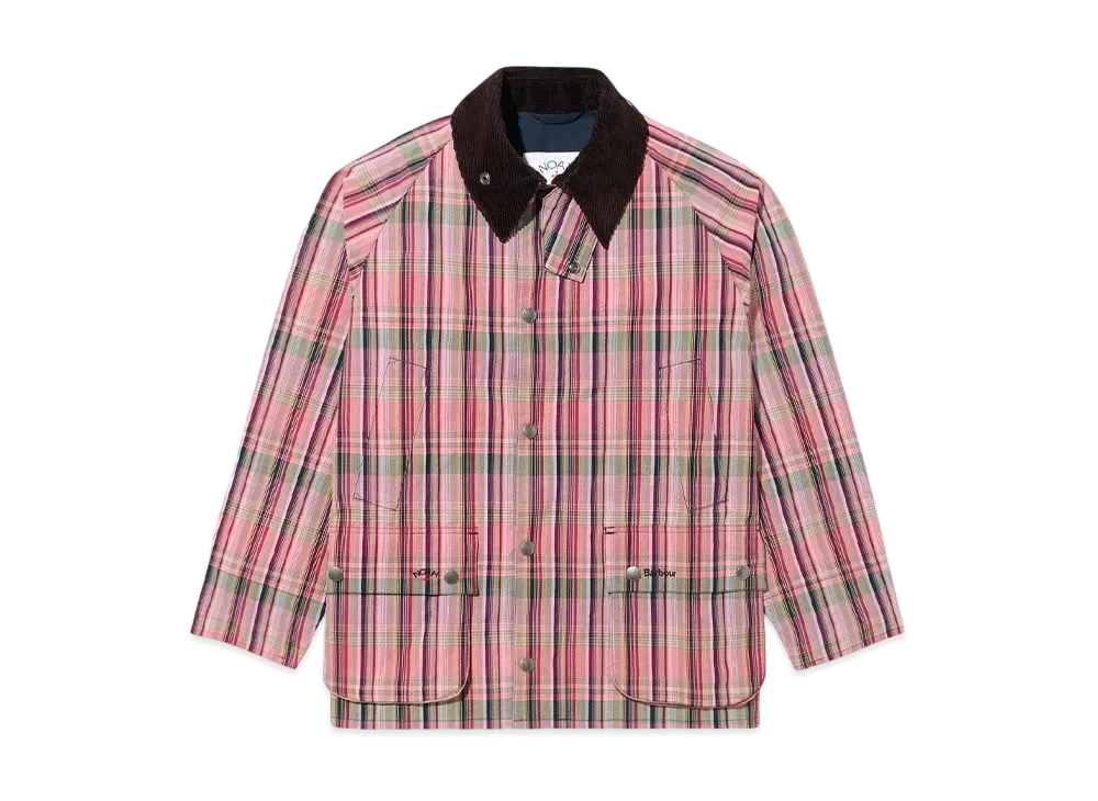 Noah x Barbour Waxed Madras Bedale Jacket "Madras"