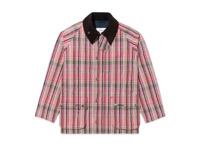 Noah x Barbour Waxed Madras Bedale Jacket "Madras"