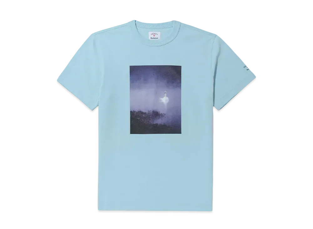 Noah x Barbour Swan Lake Tee "Pale Blue"