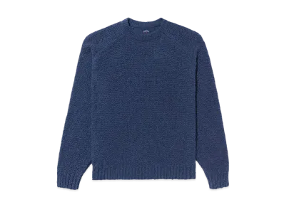 Noah Popcorn Yarn Sweater "Blue"