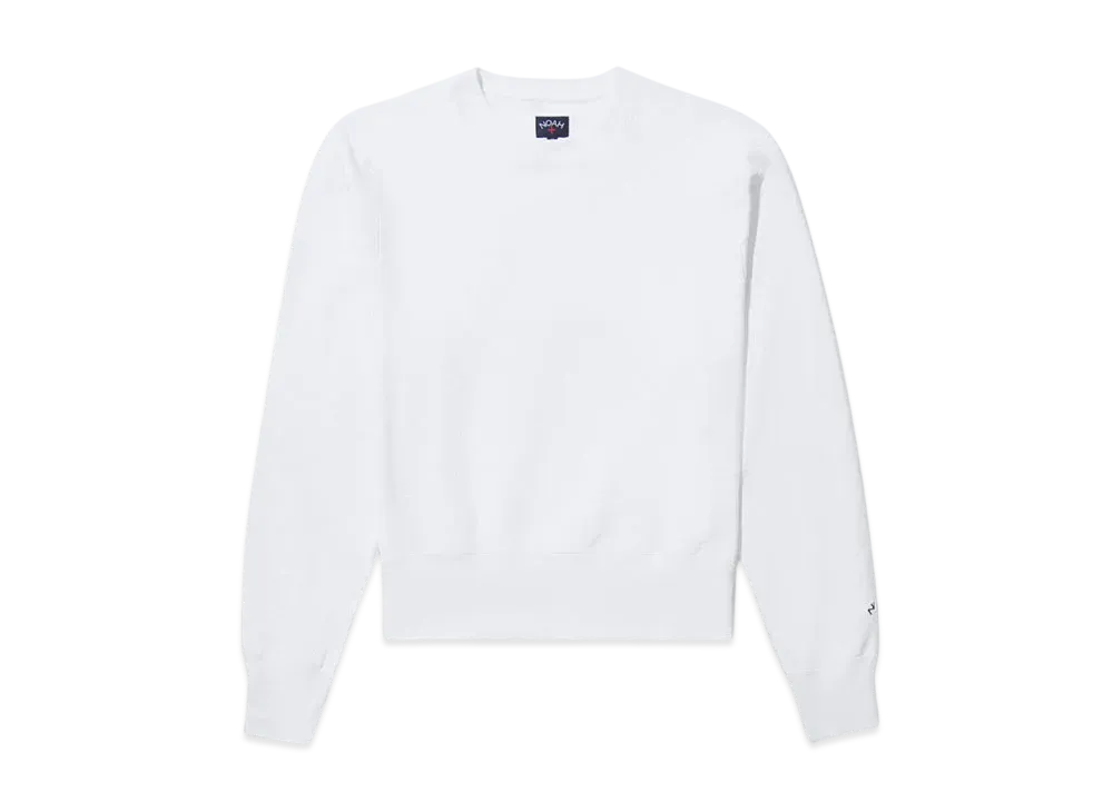 Noah High Rib Crewneck "White"