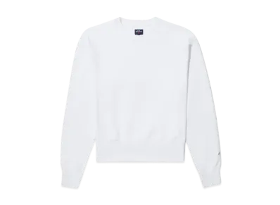 Noah High Rib Crewneck "White"