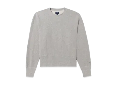 Noah High Rib Crewneck "Hether Grey"