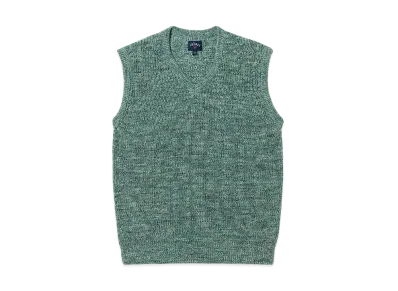 Noah Twisted Yarn Sweater Vest "Green"