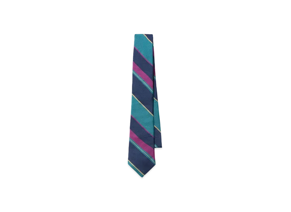 Noah Multi Stripe Silk Necktie "Multi"